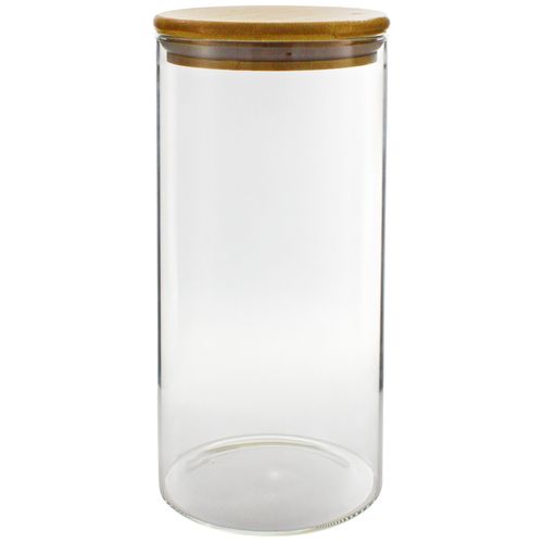 Pote Hermético C/ Tampa Bambu 1500ml em Vidro Sanxia