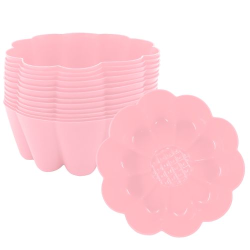 Jogo de Forma Flor 12 Peças em Silicone Top Útil