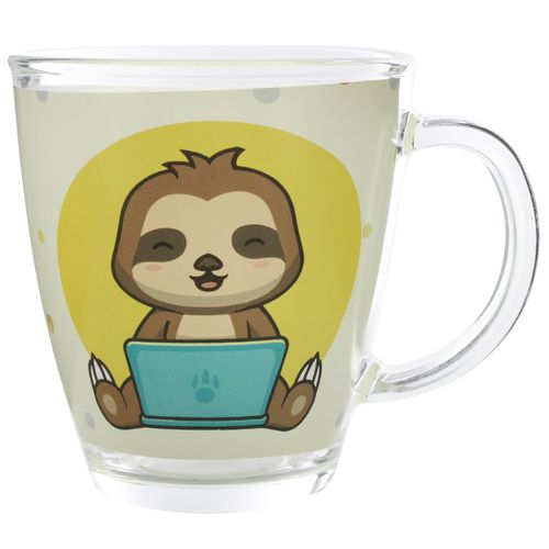 Caneca Fancy C/ Frase 330ml em Vidro Kehome