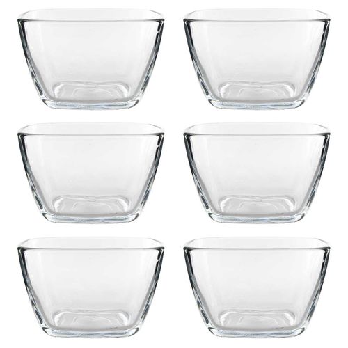 Jogo de Bowls Lindo 6 Peças 300ml em Vidro Freecom