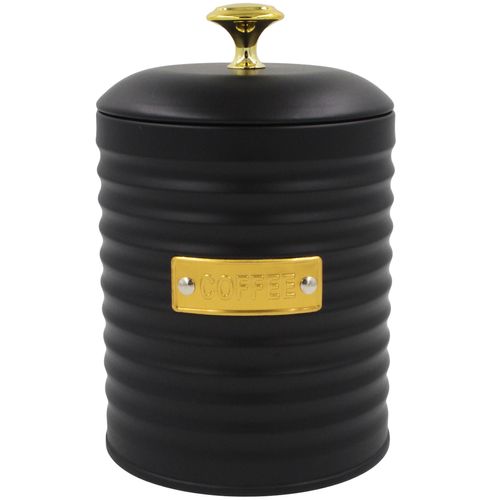 Lata Coffee C/ Tampa Friso 15,5cm em Metal Paramount