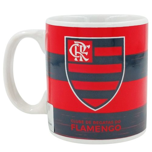Caneca Flamengo 320ml em Porcelana Mileno