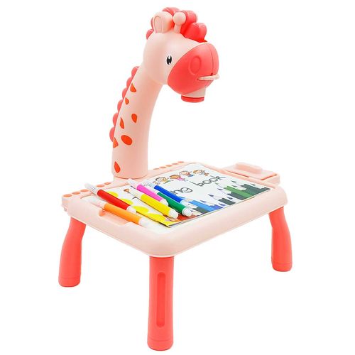 Lousa Mágica Girafa Projetora 24,5x29cm em Plástico Wellmix