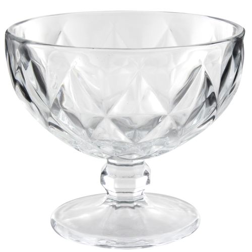 Jogo de Taças Coquetel Diamond 6 Peças 310ml em Vidro Kehome