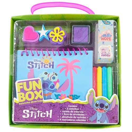 Kit Livro Fun Box Stitch C/ Cartela de Adesivos DCL Editora