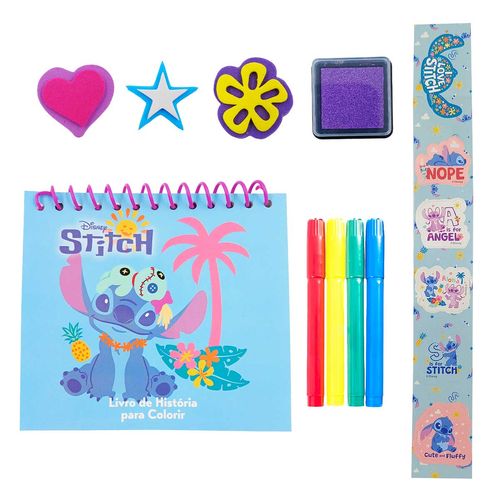Kit Livro Fun Box Stitch C/ Cartela de Adesivos DCL Editora