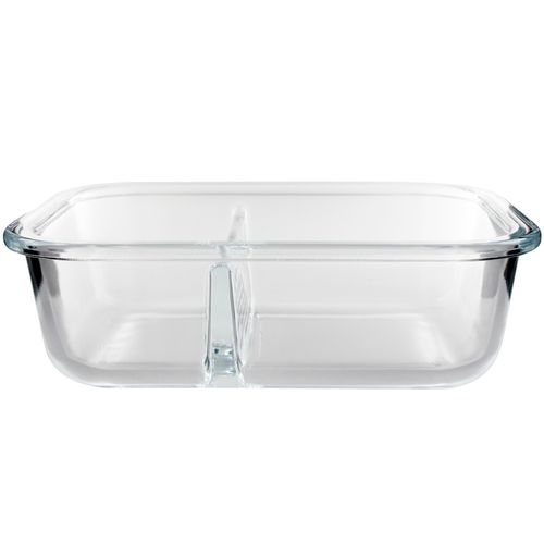 Pote Hermético C/ Divisória 640ml em Vidro Kehome