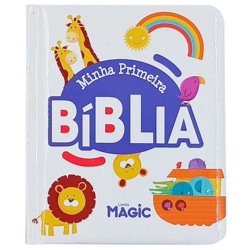 Livro Infantil Minha Primeira Bíblia 16cm em Papel Magic Kids