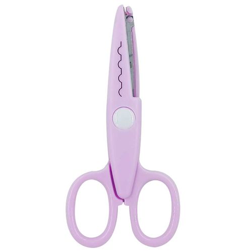 Tesoura Escolar Formas 13,3cm em Plástico DCarte