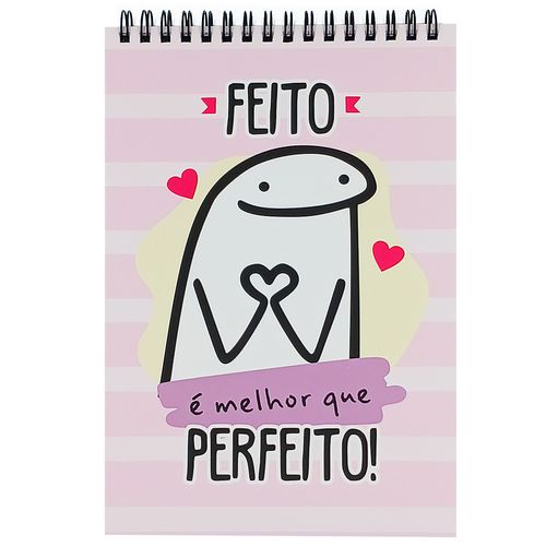 Bloco de Anotação Flork 14,5x21cm em Papel Fu Xing