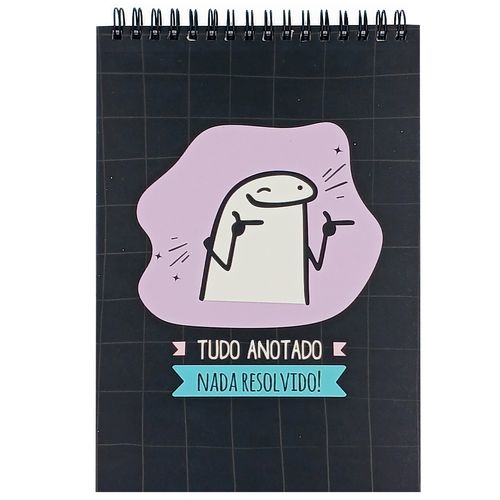 Bloco de Anotação Flork 14,5x21cm em Papel Fu Xing