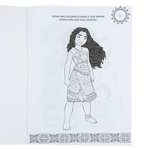 Livro Ler e Colorir Moana 2 27cm em Papel Culturama