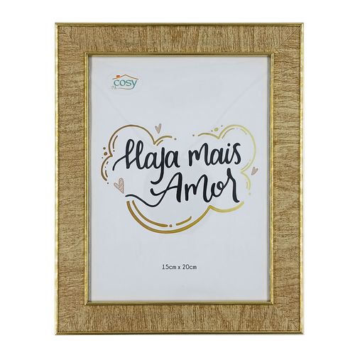 Porta Retrato Decorativo 15x20cm em Plástico Fu Xing