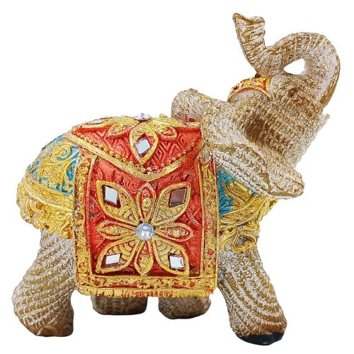 Elefante Decorativo 10x10cm em Resina Youbai