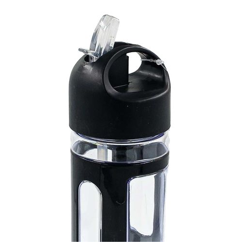 Garrafa London Preta 700ml Plástico Livon