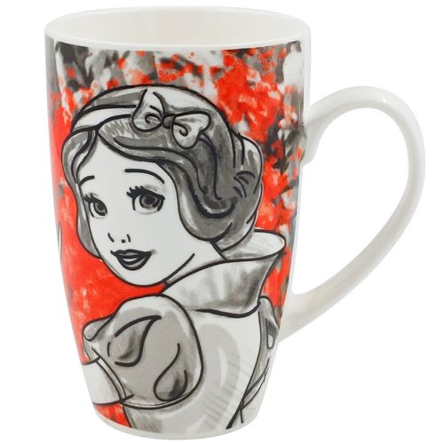Caneca Branca de Neve 400ml em Porcelana Taimes