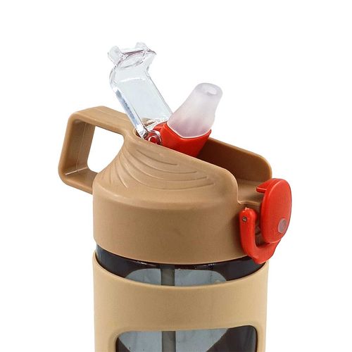 Garrafa C/ Trava + Alça 800ml em Plástico Golden Rio