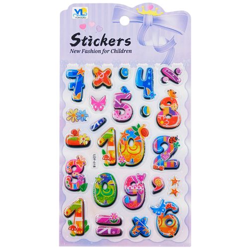 Cartela de Adesivos Decorativos 19cm em Plástico Michael Judi
