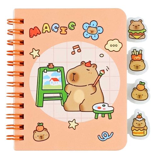 Caderno de Anotação Capivara 11,5cm em Papel Michael Judi
