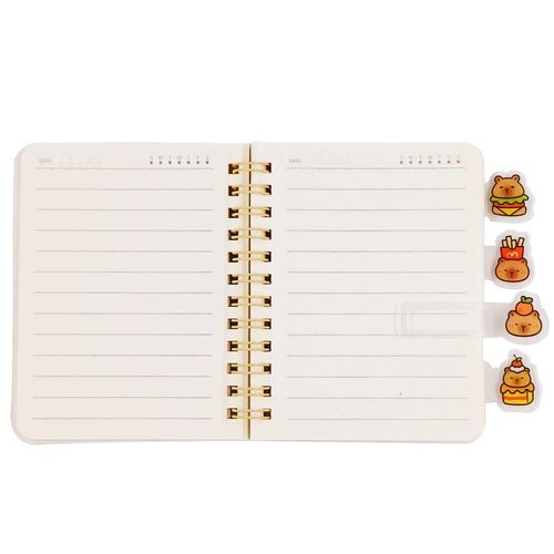 Caderno de Anotação Capivara 11,5cm em Papel Michael Judi