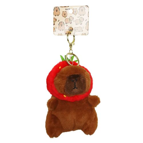 Chaveiro Capivara de Pelúcia 12cm em Poliéster Michael Judi