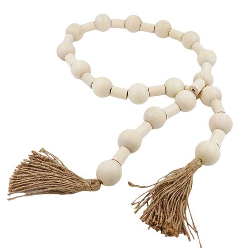 Colar Decorativo 162cm em Madeira Grillo