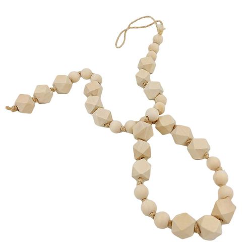Colar Decorativo 93cm em Madeira Grillo