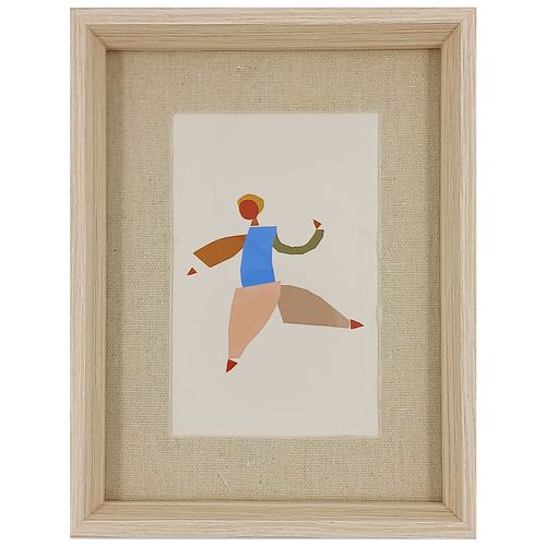 Porta Retrato Decorativo 10x15cm em MDF/Linho Mart Moas
