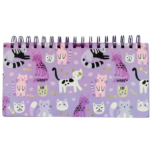 Planner Semanal Gatinho 23,5x13,5cm em Papel Megagift