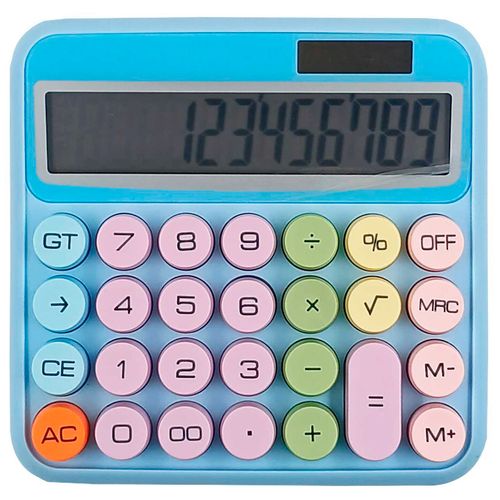 Calculadora de Mesa 12 Dígitos 14,5x15cm em Plástico Fu Xing