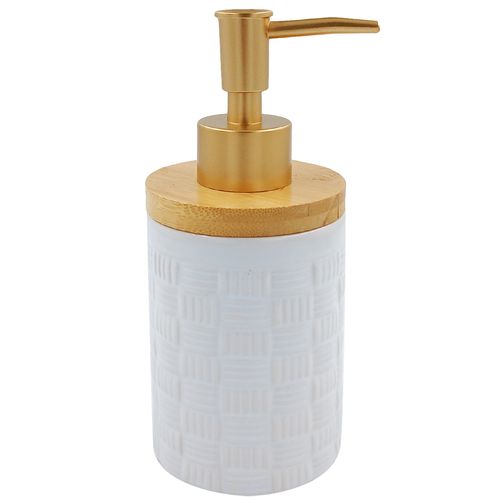 Porta Sabonete Líquido 290ml em Porcelana FWB