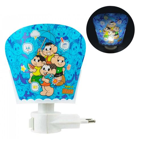 Luminária Infantil Turma da Mônica 13cm em Plástico Taimes