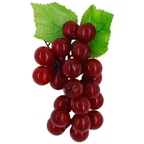 Cacho de Uva Médio Artificial 11cm em Plástico Bella Garden