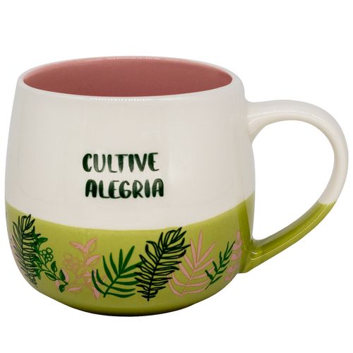 Caneca Maggie Jardinagem 400ml em Cerâmica Zona Criativa