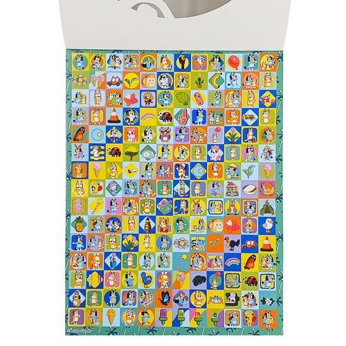 Livro Infantil Bluey C/ 500 Adesivos 27,3cm em Papel Editora Online