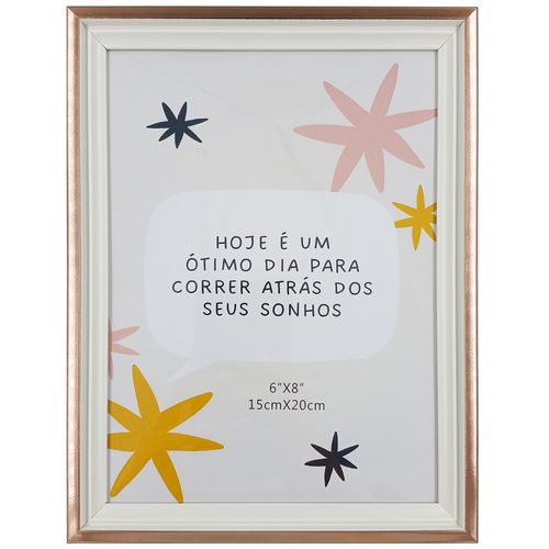 Porta Retrato Decorativo 15x20cm em Plástico Livon