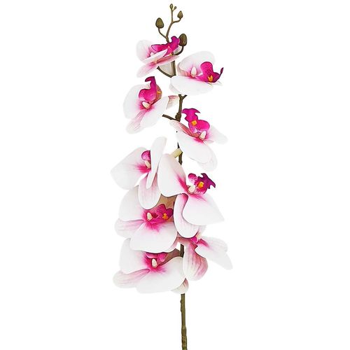 Haste Arranjo de Orquídea Artificial 108cm em Plástico Bella Garden