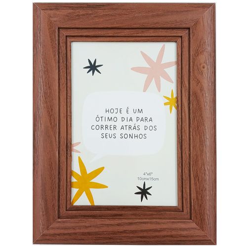 Porta Retrato Decorativo 10x15cm em Plástico Livon