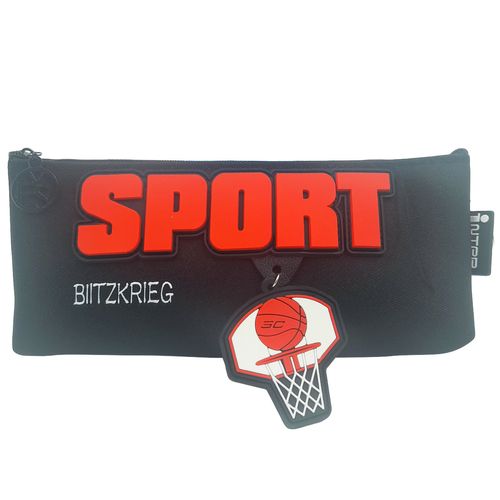 Estojo Escolar Esporte 22x9cm em Poliéster Interponte