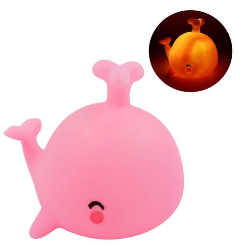 Luminária De Mesa Baleia 10cm Em Plástico Cascavel