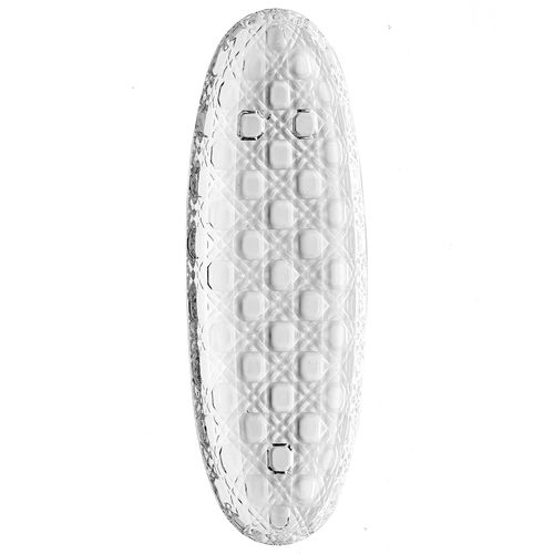 Travessa Vichy 30x10,5cm em Vidro Lyor