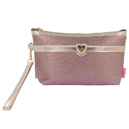 Nécessaire Glitter C/ Alça 18x13cm em Poliéster Qualis
