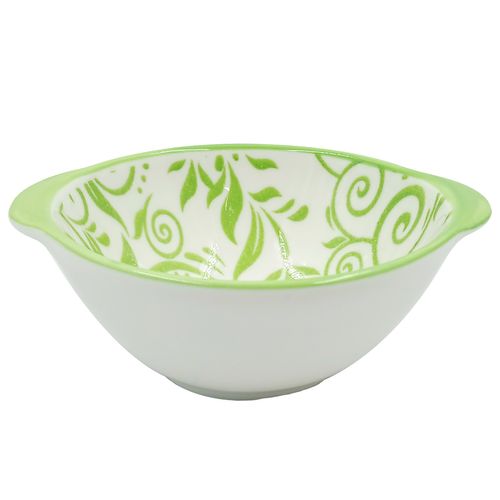 Jogo de Bowls Estampado 3 Peças em Cerâmica Lila Cosméticos
