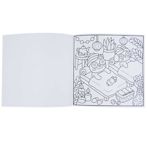 Livro P/ Colorir Comfy Days 24cm em Papel Magic Kids
