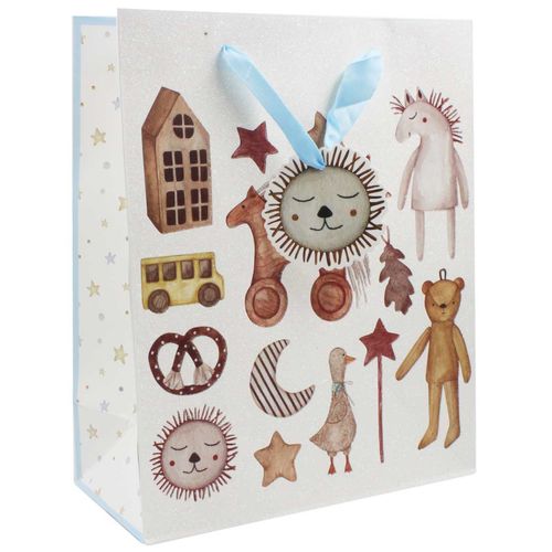 Sacola P/ Presente Infantil 26x32cm em Papel Rio Master