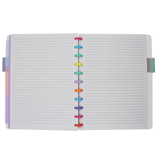 Caderno de Discos Inteligente Glitter 22x28,5cm em Papel Interponte