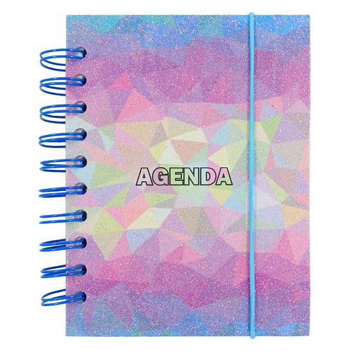 Agenda Permanente Glitter 11,2x15cm em Papel Interponte