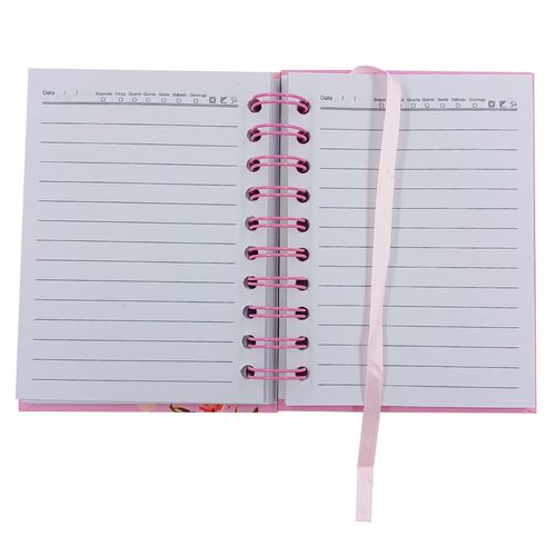 Agenda Permanente Flores 11,2x15cm em Papel Interponte