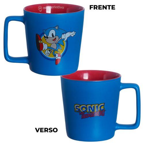 Caneca Buck Sonic 400ml em Cerâmica Zona Criativa