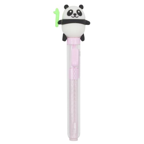 Borracha Retrátil Panda 11,5cm em Plástico Interponte
